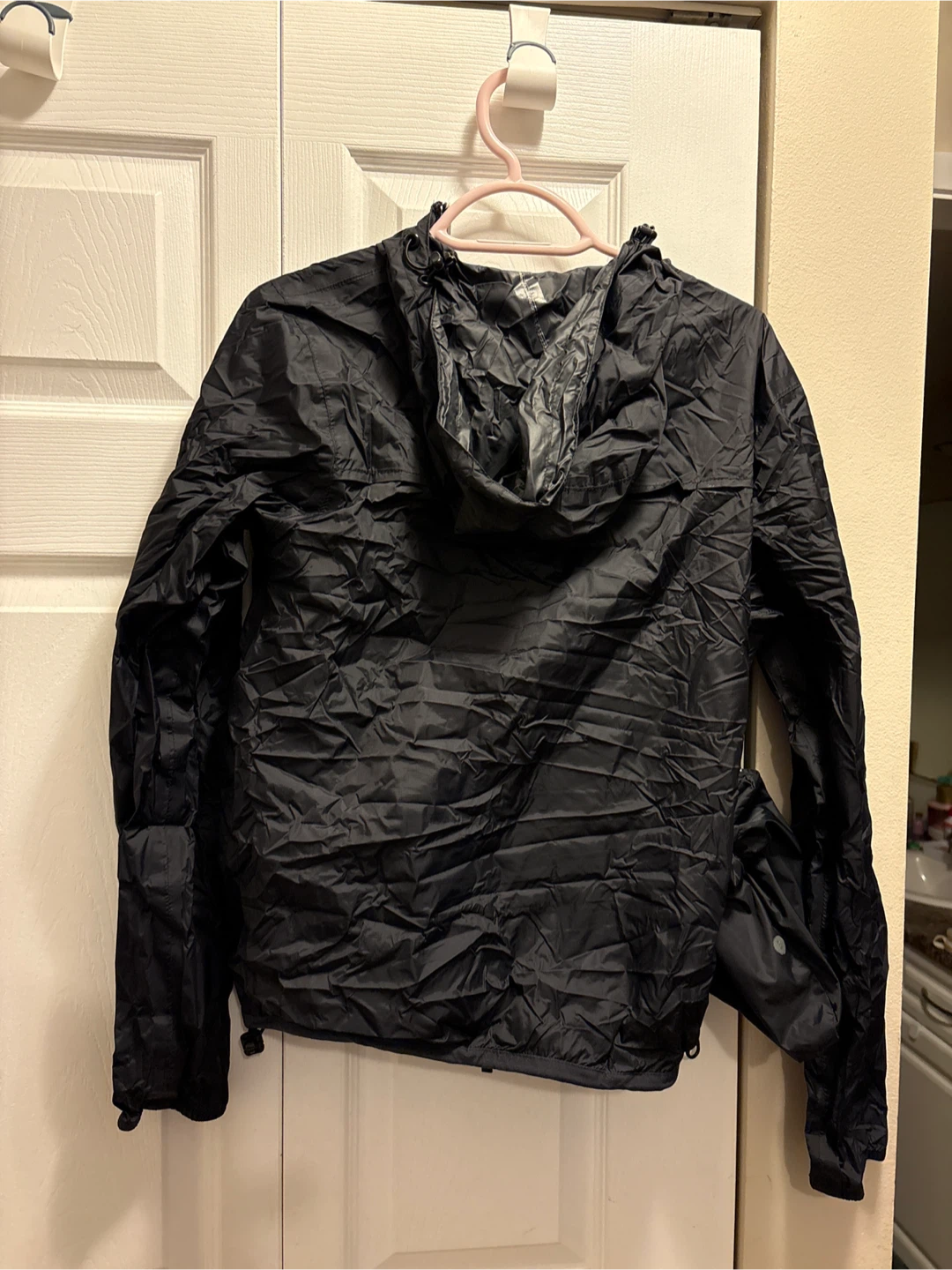 Eddie Bauer Black Packable Windbreaker - Size SP - photo 4