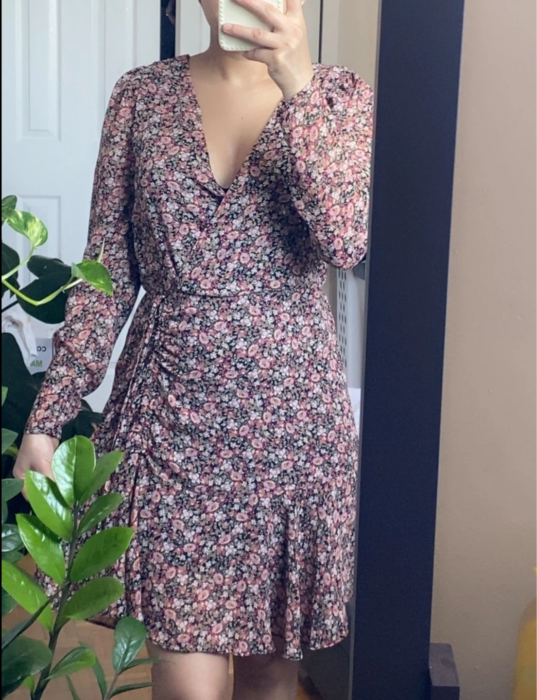 Floral Print Mini Dress