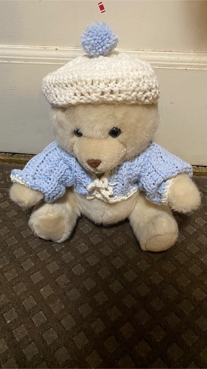 Handmade Teddy Bear with Outfit