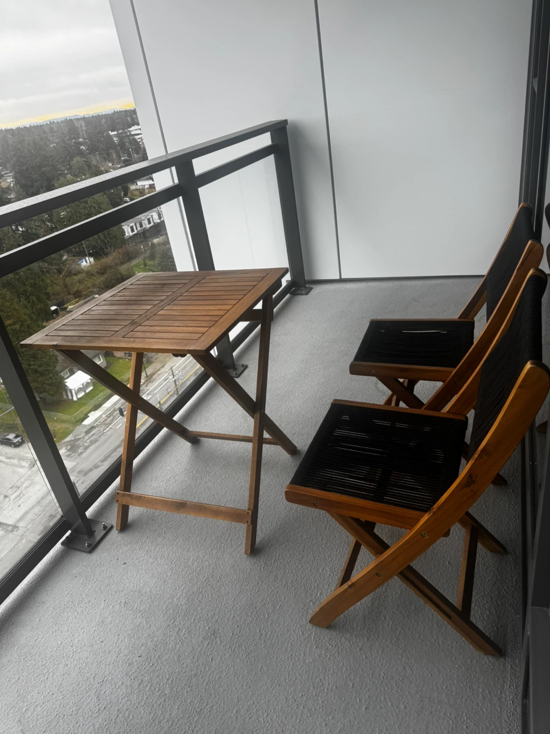 Outdoor Folding Table & Chairs Set