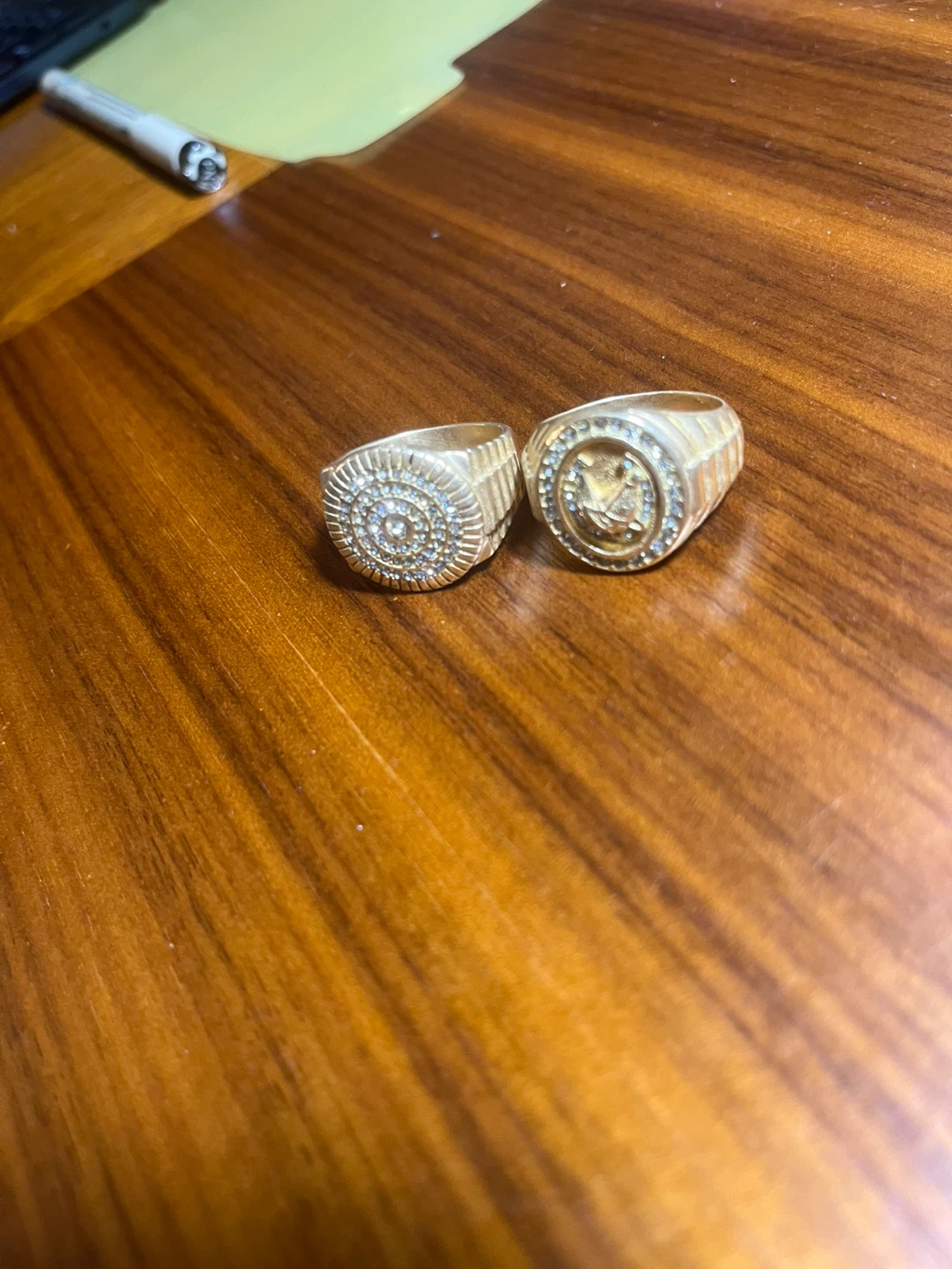 Gold plated rings - photo 2