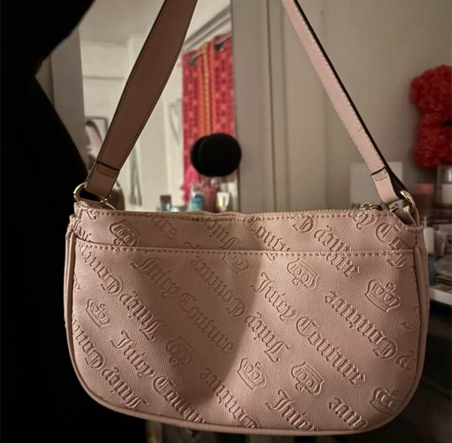 Juicy Couture Embossed Shoulder Bag - Pink - photo 3
