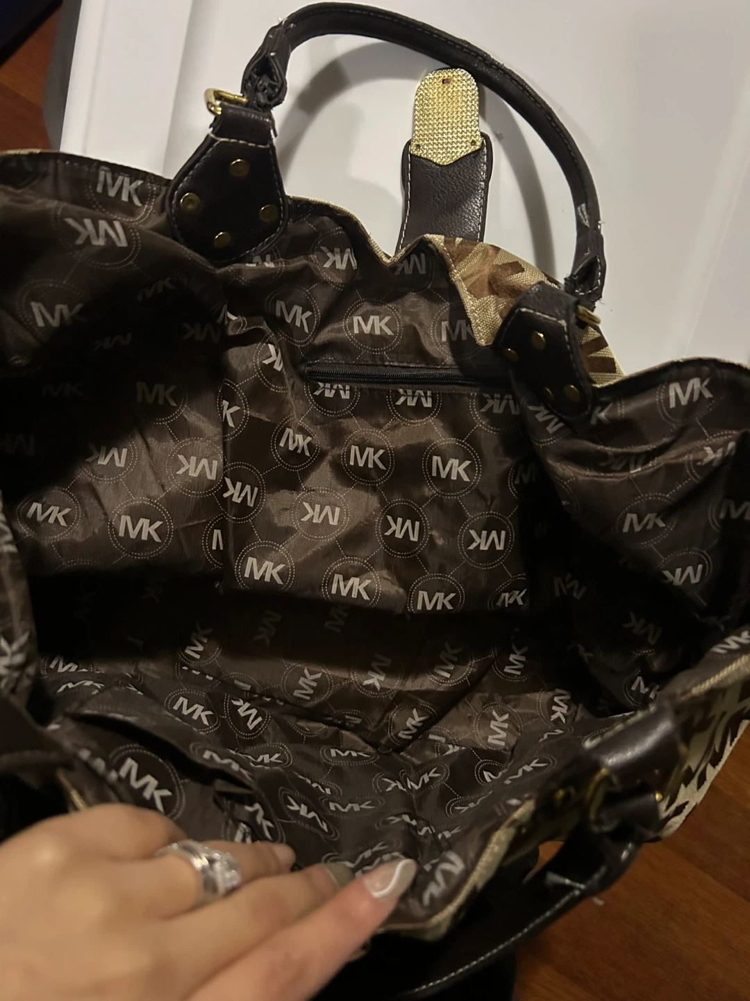 🏆 Michael Kors Brown Tote Bag - photo 4