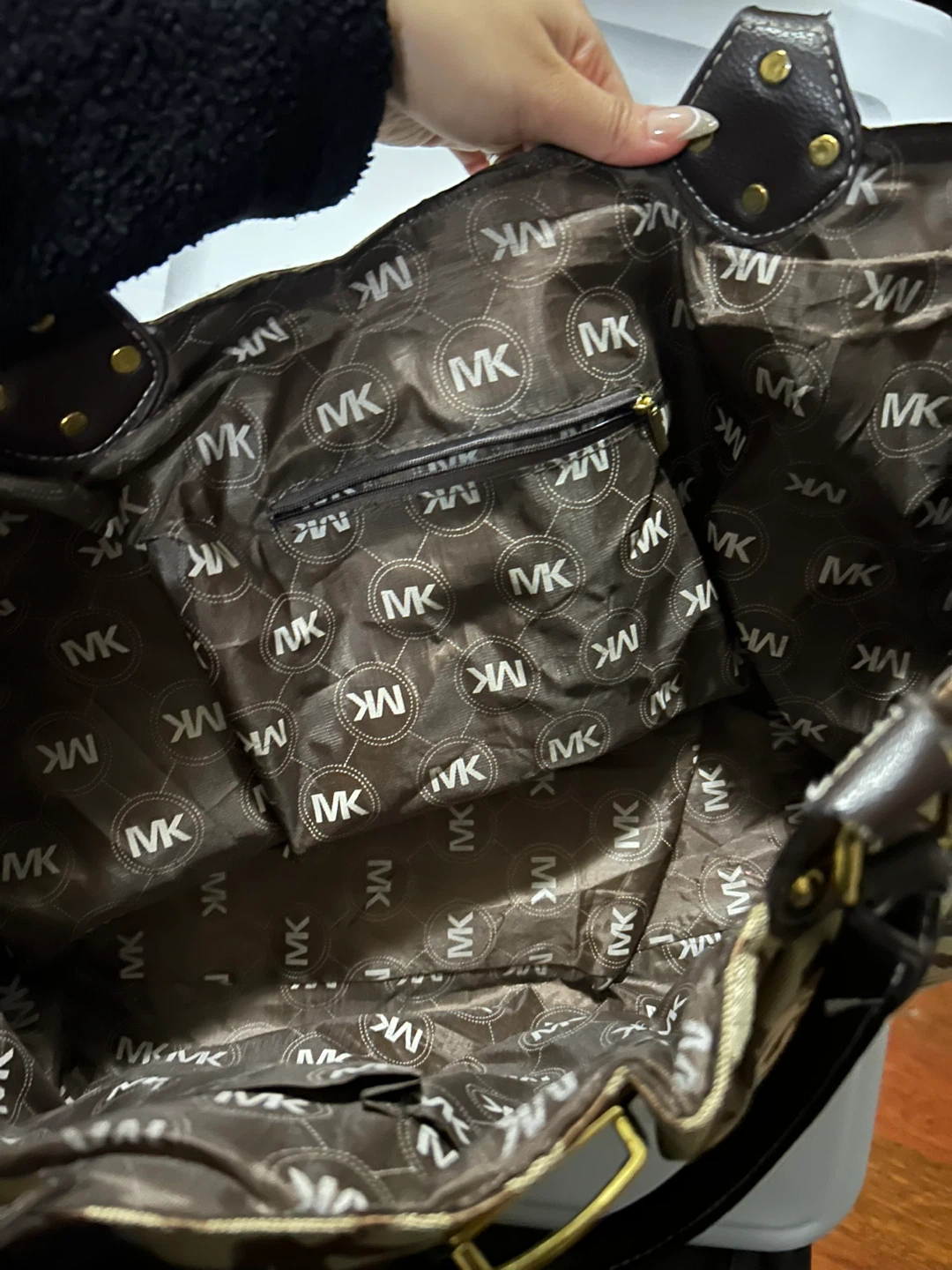 🏆 Michael Kors Brown Tote Bag - photo 5