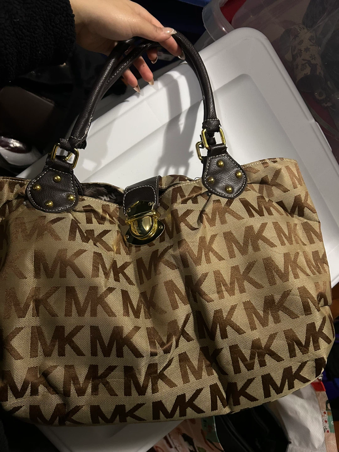 🏆 Michael Kors Brown Tote Bag