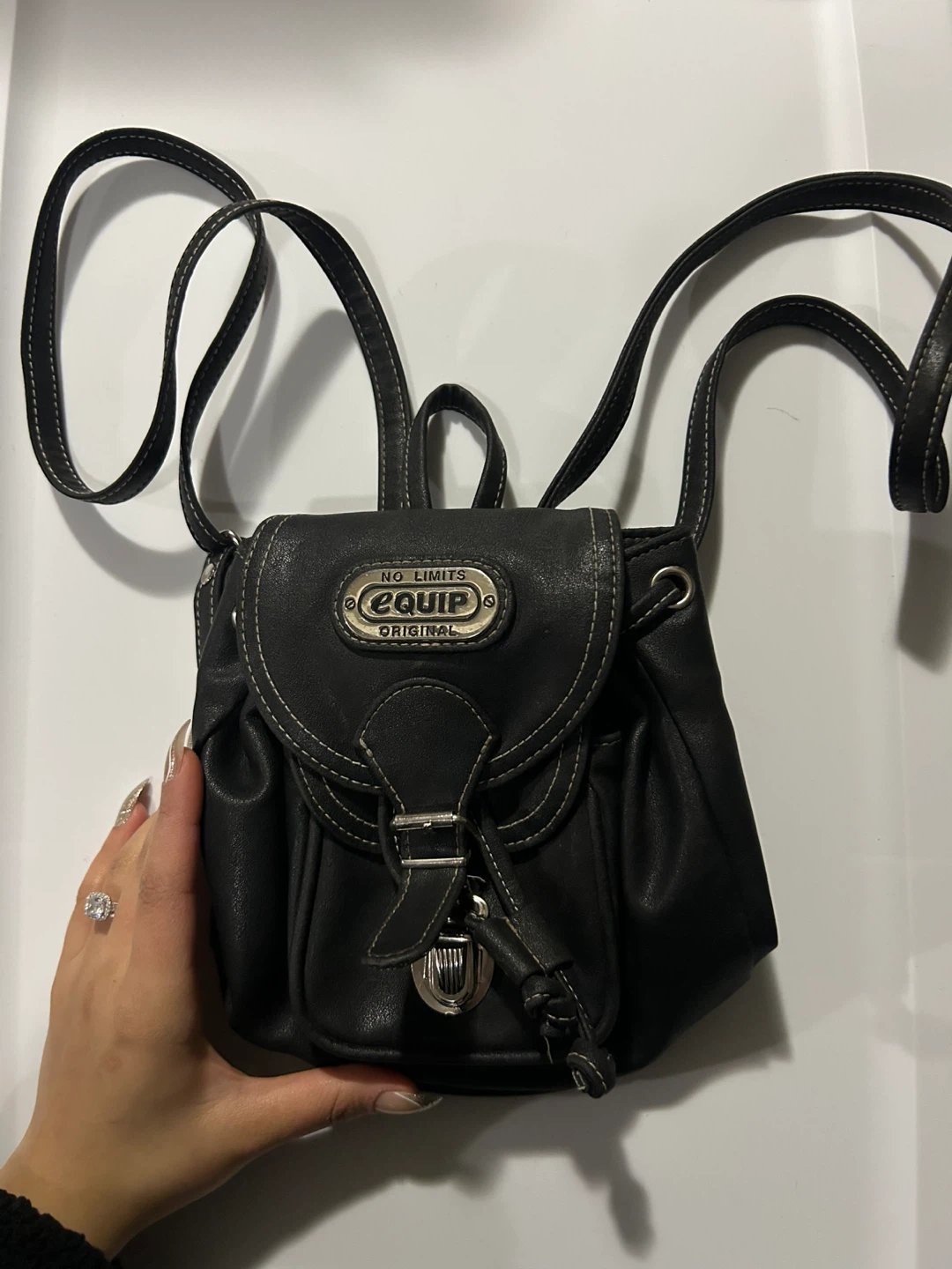 🏆 EQUIP Black Mini Backpack