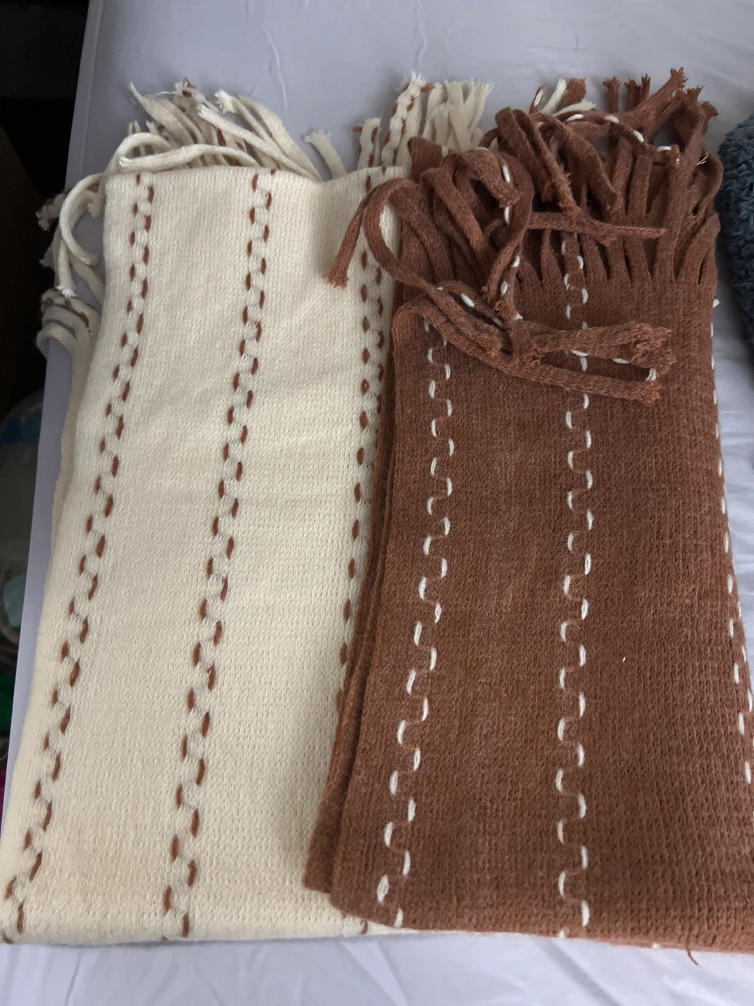 Beige & Brown scarf