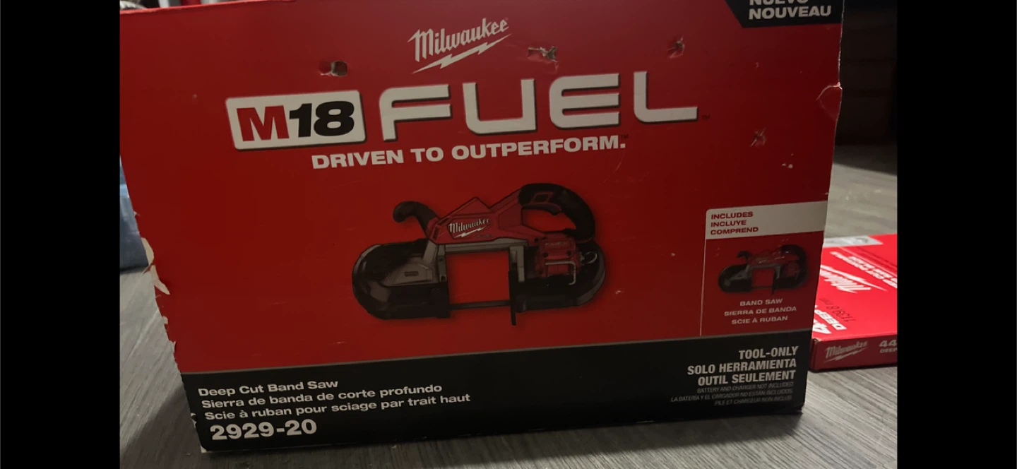 New Milwaukee M18 FUEL Deep Cut Band Saw 2929-20