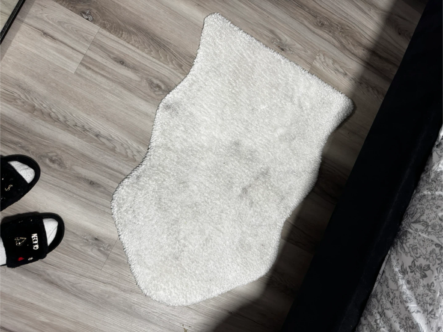 White Faux Sheepskin Rug