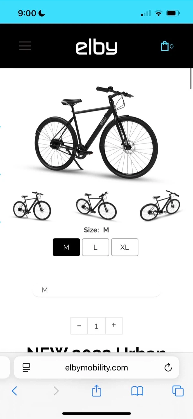 BRAND NEW Elby Urban E-Bike – Size M | Save $$$ vs Retail