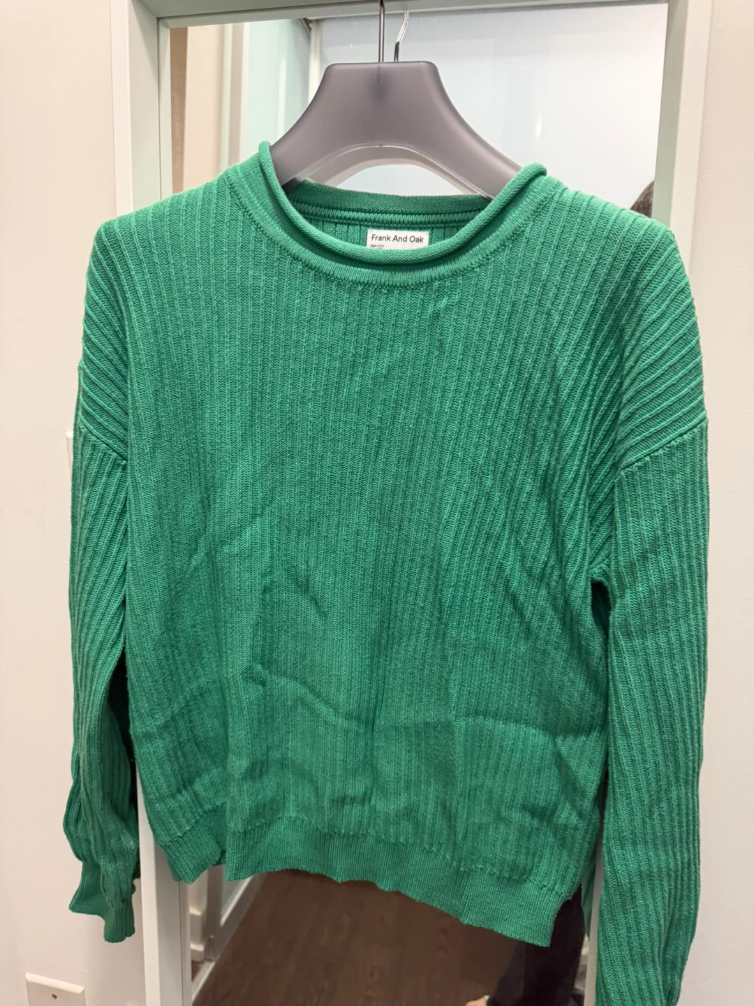 Frank And Oak Green Knit Sweater - Size S