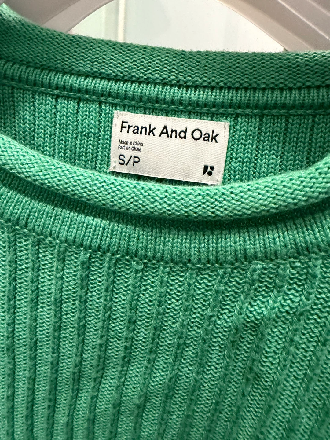 Frank And Oak Green Knit Sweater - Size S - photo 2