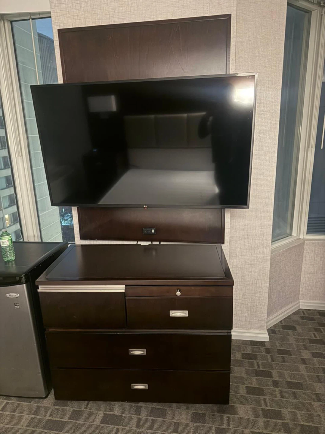 Dark Brown Wooden Dresser - photo 3