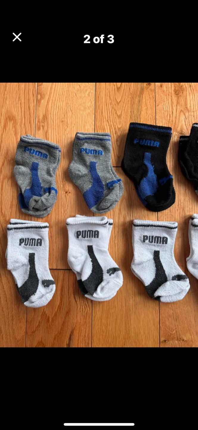 Puma Baby Boy Socks (12 pairs)-0-12 months - photo 2