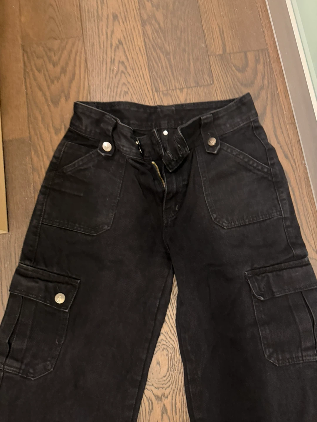 Black Cargo Pants - photo 2