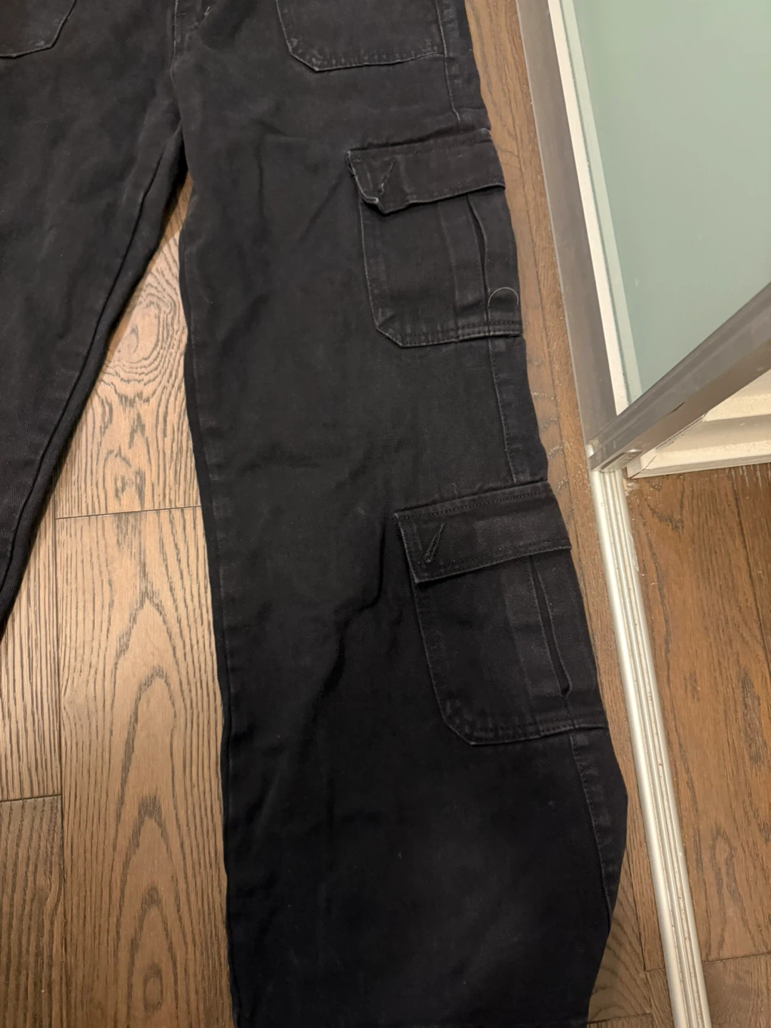 Black Cargo Pants - photo 3