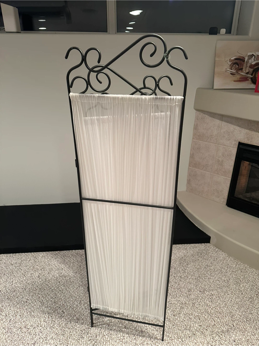 Folding 3-Panel Room Divider / privacy screen - photo 3