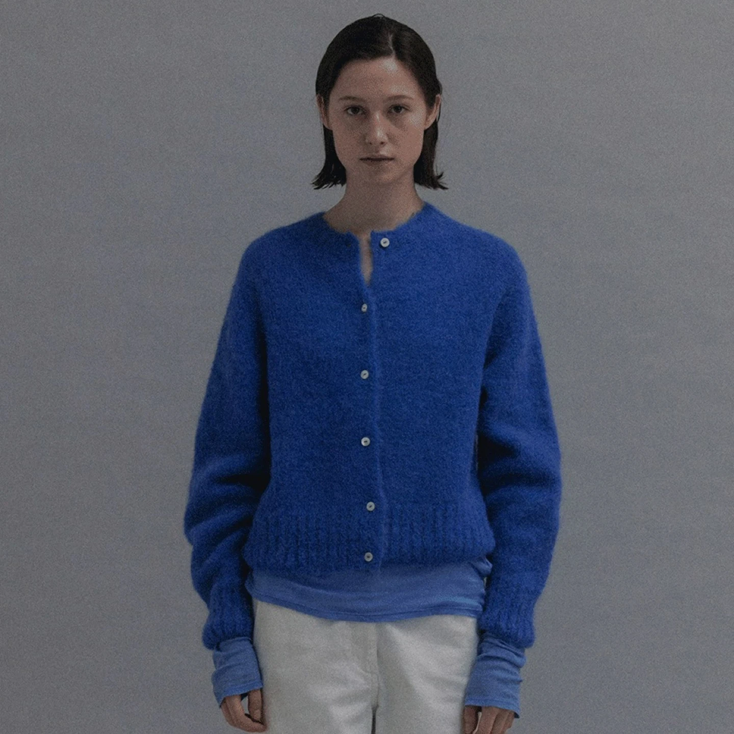 Marllen NW-191 Blue Cardigan