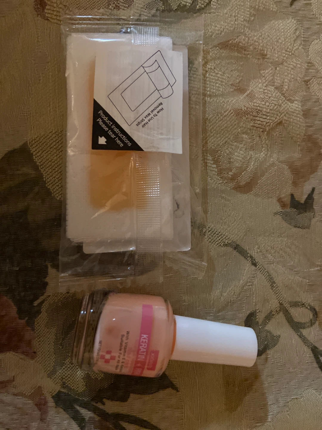 Keratin Nail Polish & Wax Strips