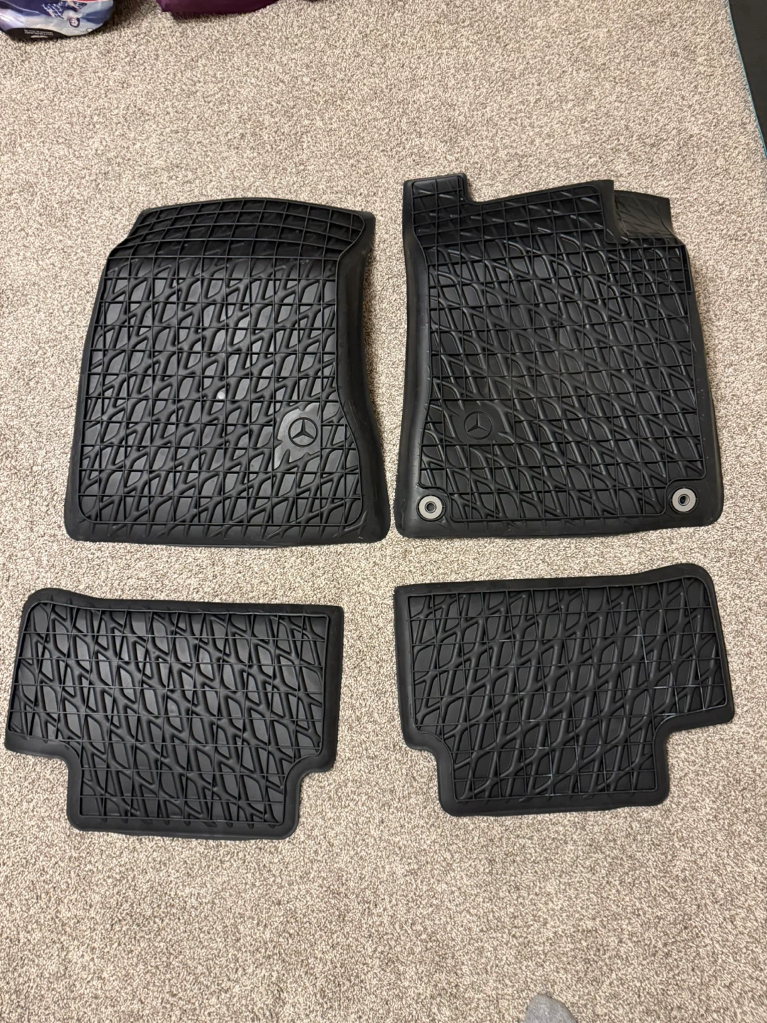 Mercedes-Benz CLA250 Black Rubber Floor Mats - Set of 4 - photo 5