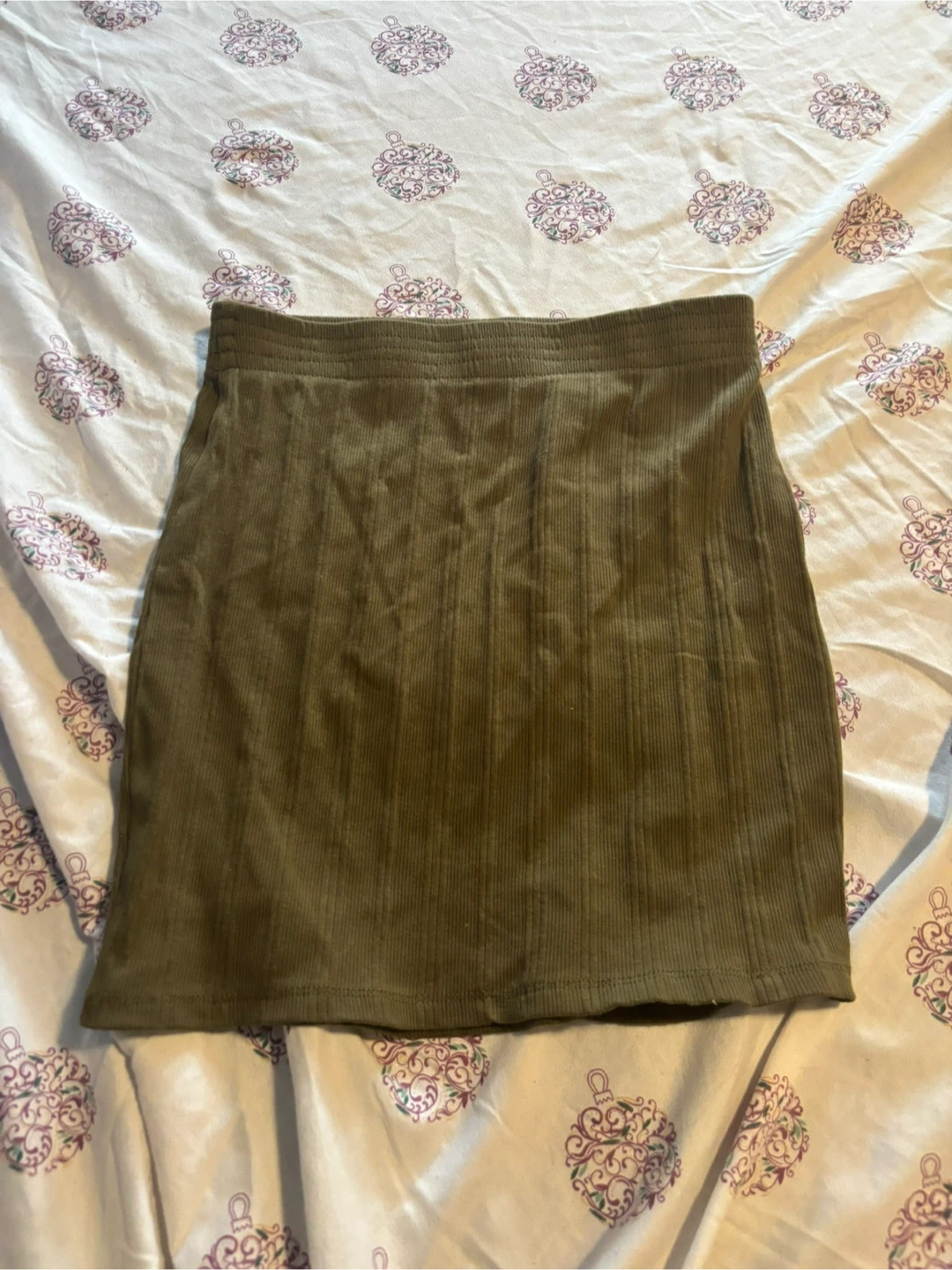 Ardene Olive Green Mini Skirt - Size XS