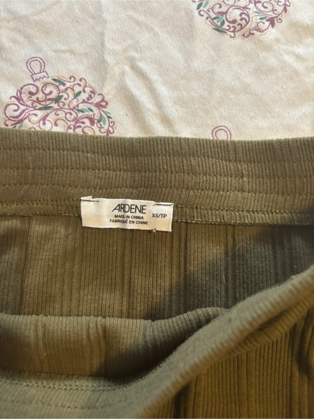 Ardene Olive Green Mini Skirt - Size XS - photo 2