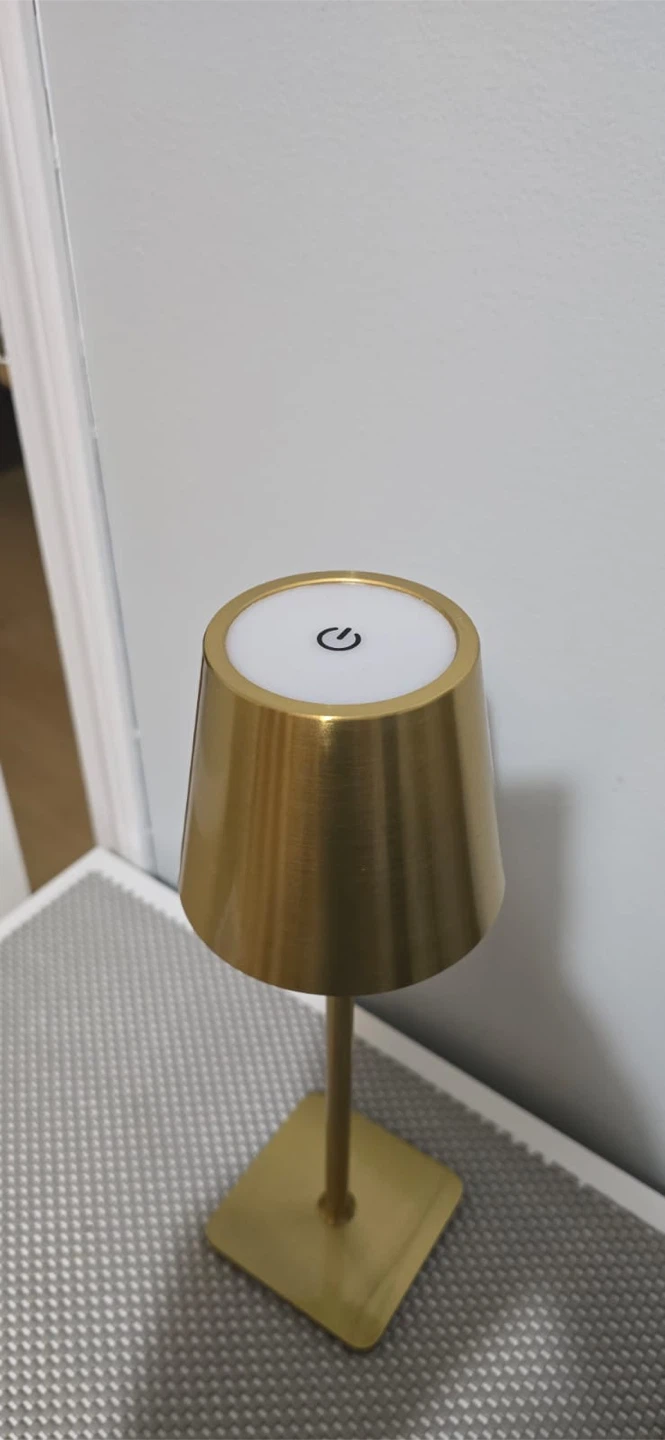 Gold colour codeless lamp