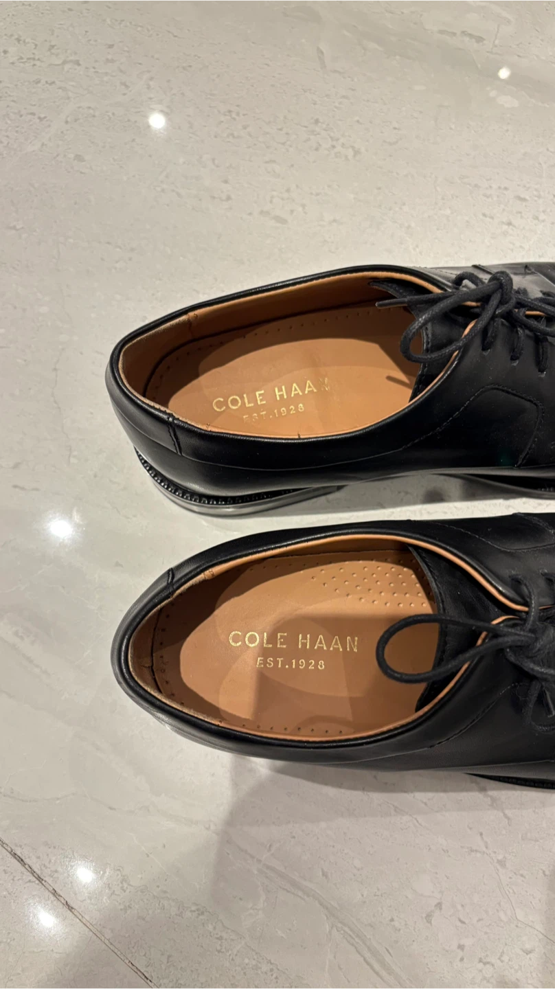 Cole Haan Black Leather Dress Shoes - photo 2