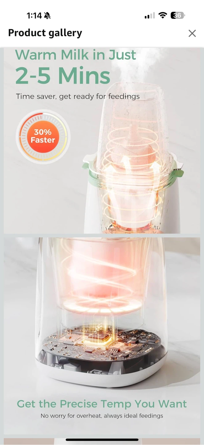 Momcozy Baby Bottle Warmer - photo 5