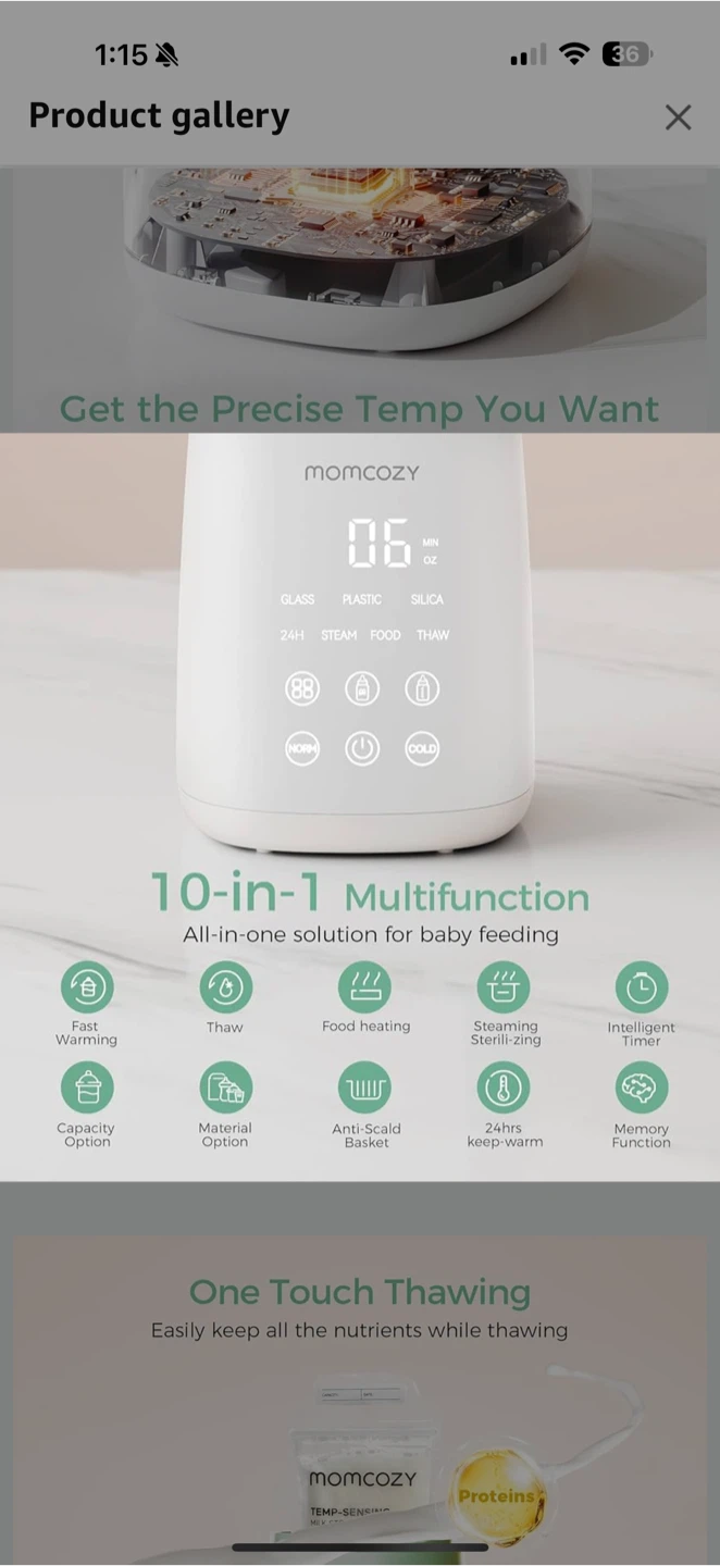Momcozy Baby Bottle Warmer - photo 4