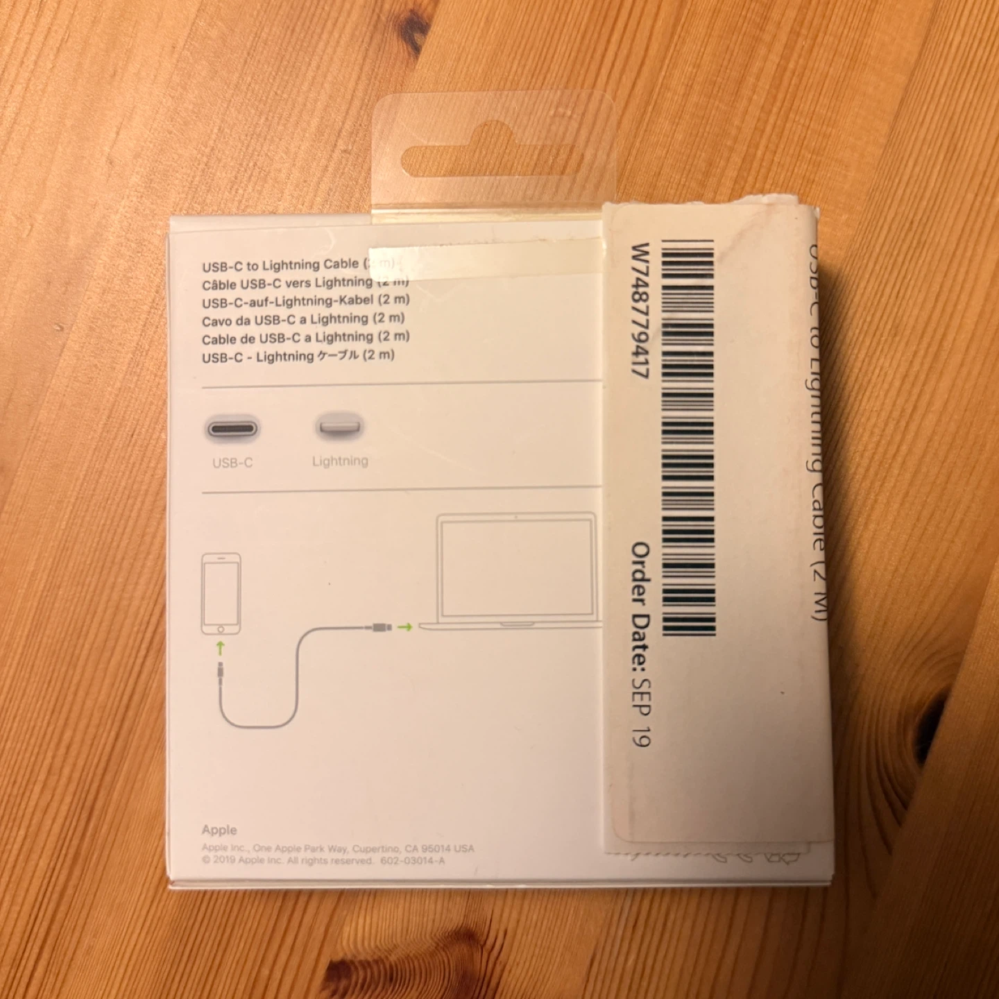 New Apple USB-C to Lightning Cable (2m) - photo 3