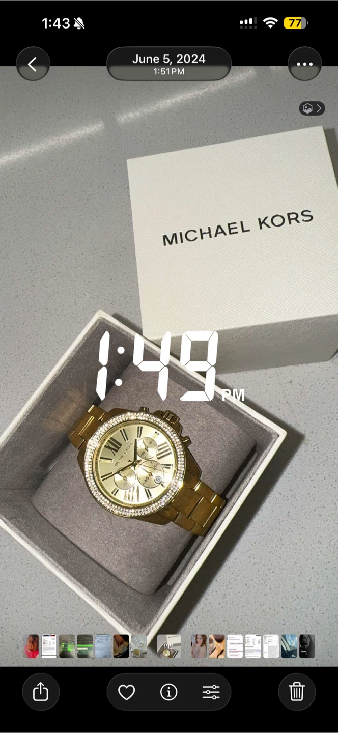 Michael Kors MK7428 Women's Watch - Gold, New in Box! - photo 2