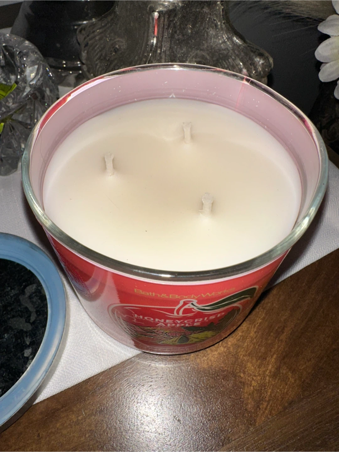 NEW-3 wick Candle Bath & Body Works Honeycrisp Apple Candle - photo 2