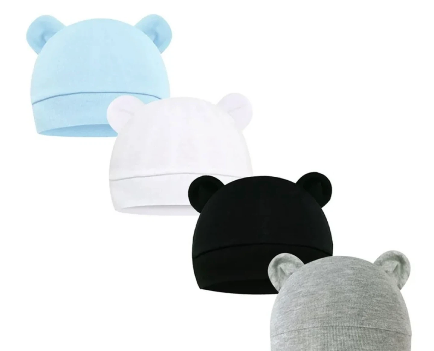 Infants Baby caps with Ears - Assorted Colors - photo 2