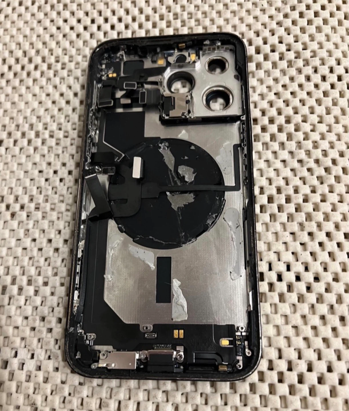 Apple iphone 14 pro max Housing Gray OEM Used Good Shape - photo 2
