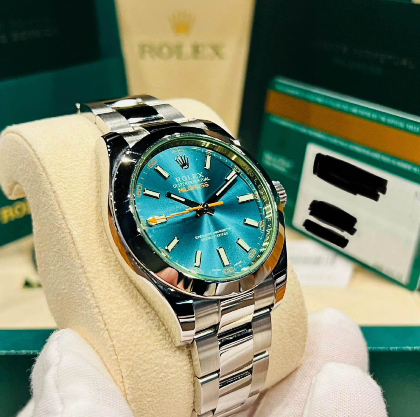 Rolex Milgauss Blue Dial 2019 Complete set - photo 2