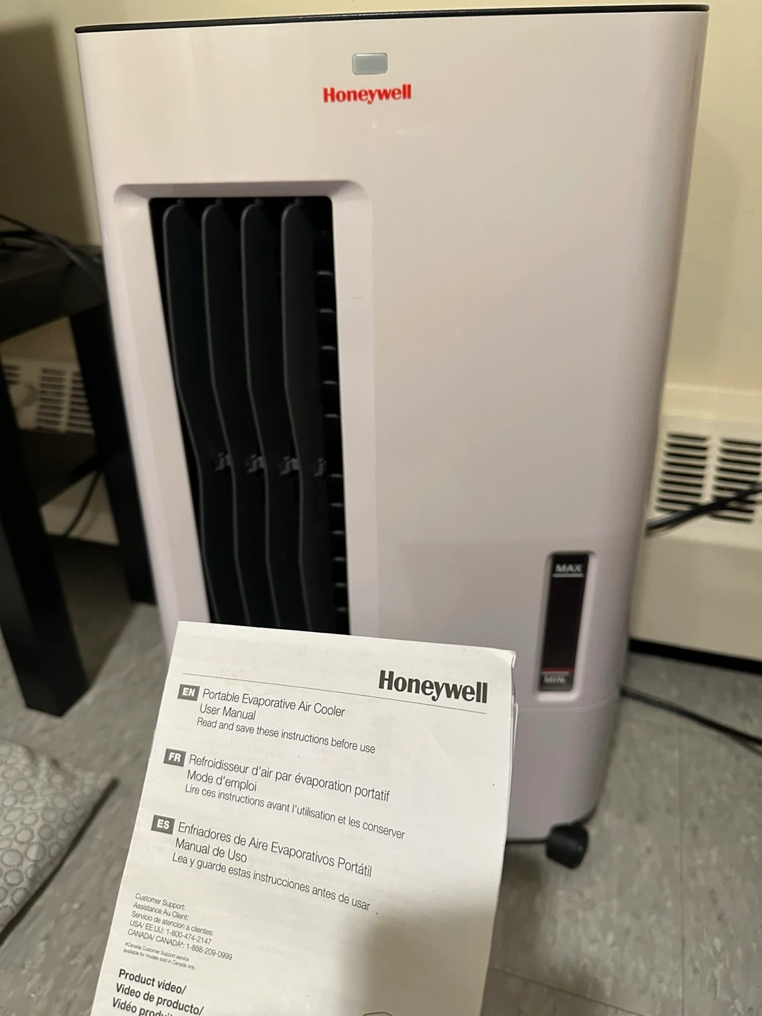 Honeywell Portable Evaporative Air Cooler - White - photo 5
