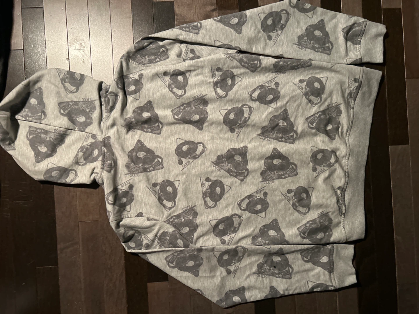 Guess LS Print Hoodie - Size small - photo 4