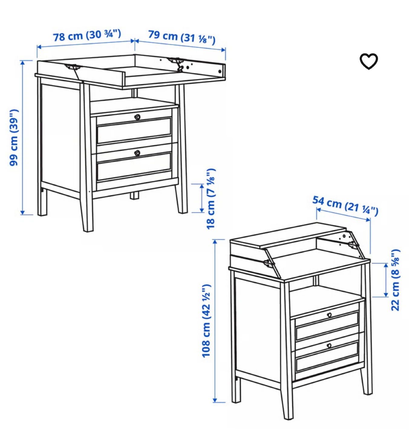 IKEA Sundvik Changing Table/Dresser - photo 4