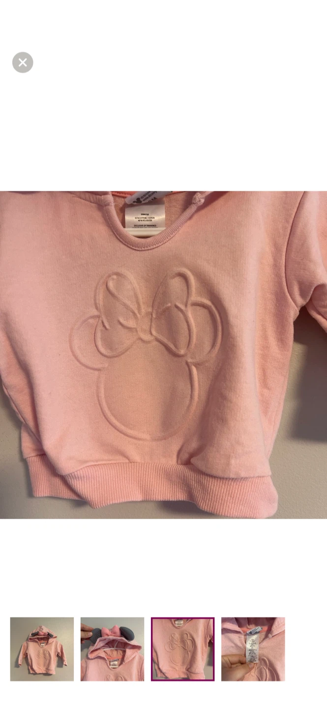 Disney Baby Minnie Mouse Hoodie - 3M - photo 3