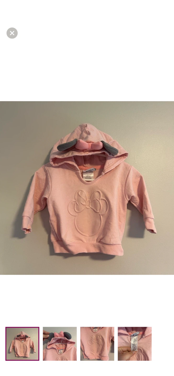 Disney Baby Minnie Mouse Hoodie - 3M
