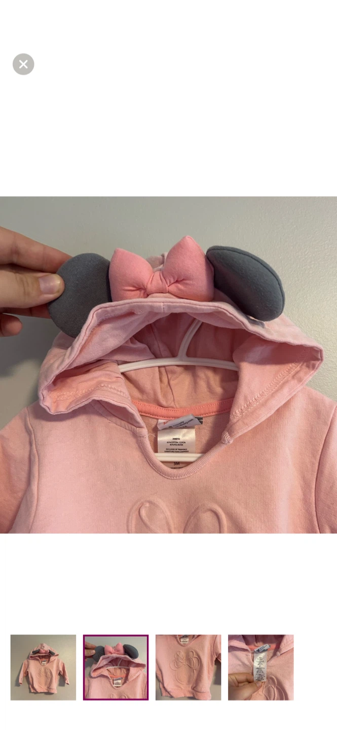 Disney Baby Minnie Mouse Hoodie - 3M - photo 2