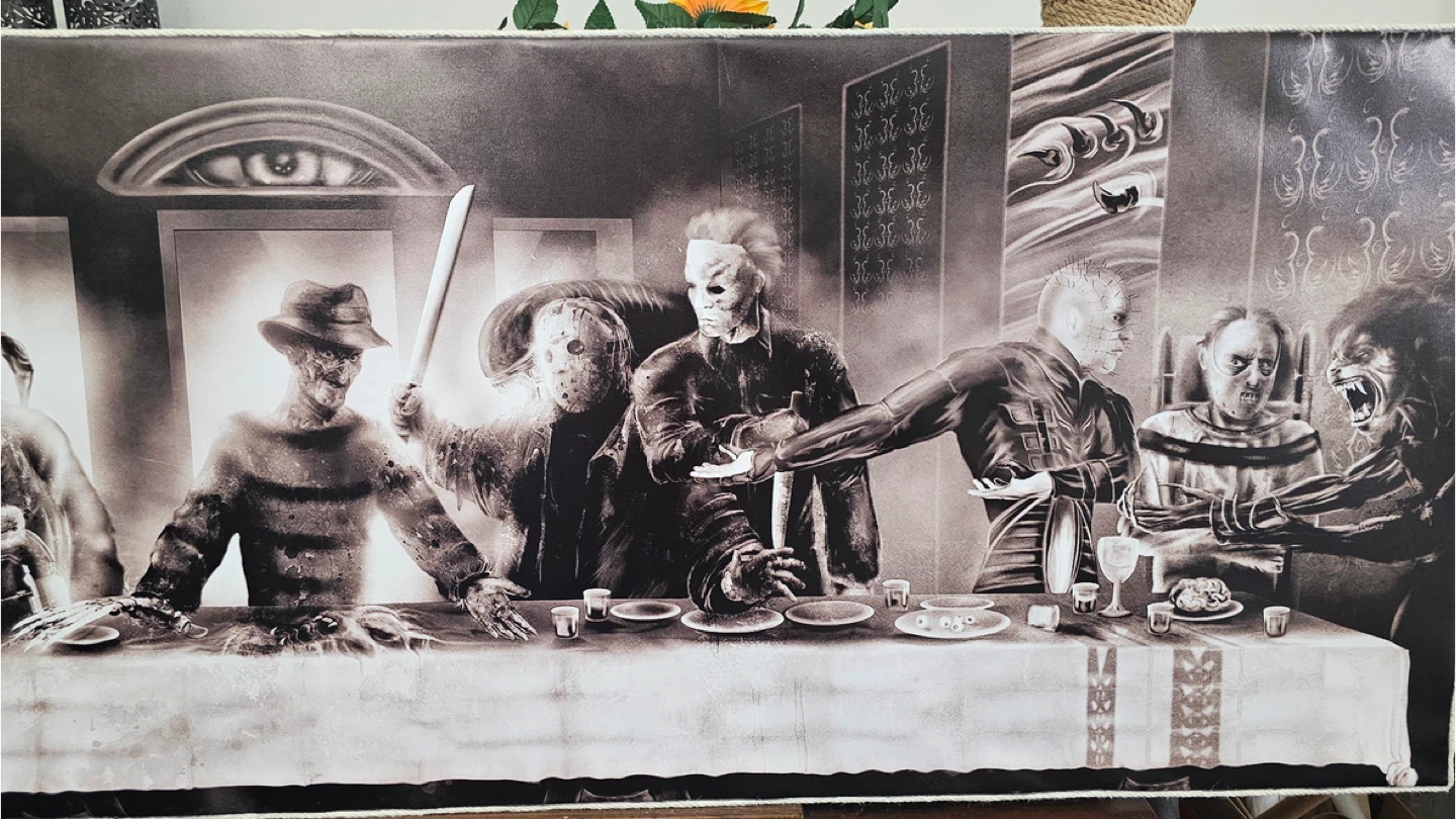 Horror Movie Last Supper Canvas - photo 3