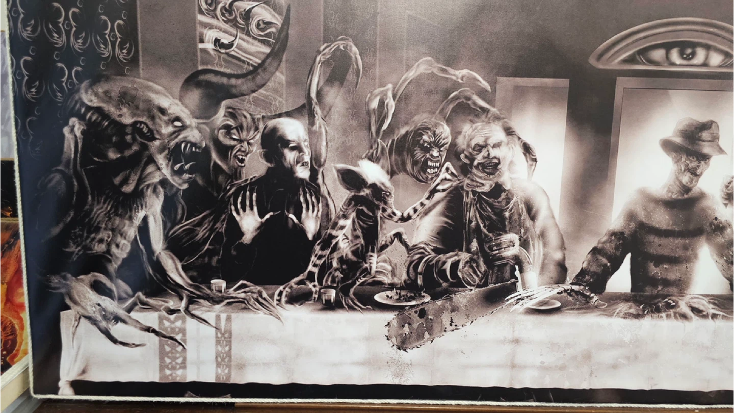 Horror Movie Last Supper Canvas - photo 2