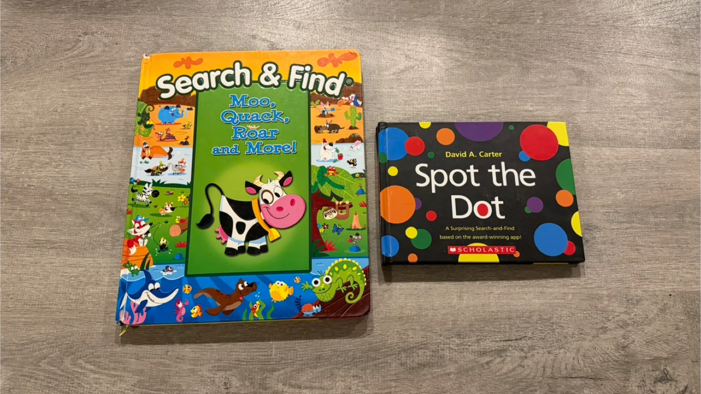 Search & Find + Spot the Dot Books - Bundle of 2