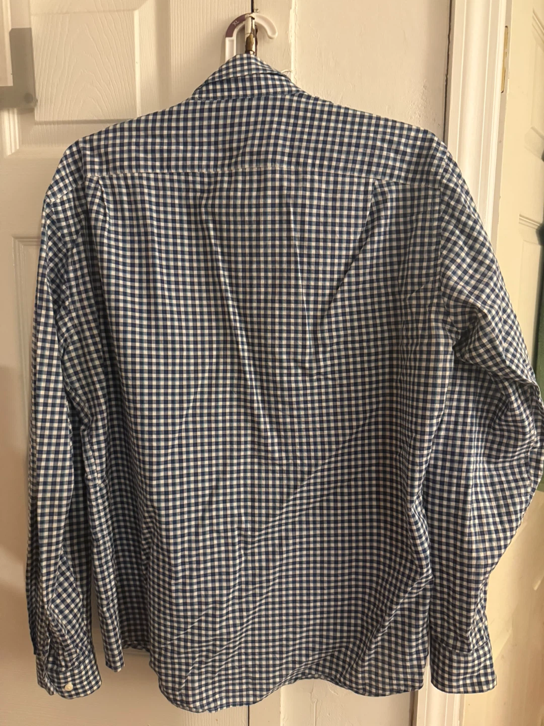 Ben Sherman Blue Gingham Button Down Shirt - photo 2
