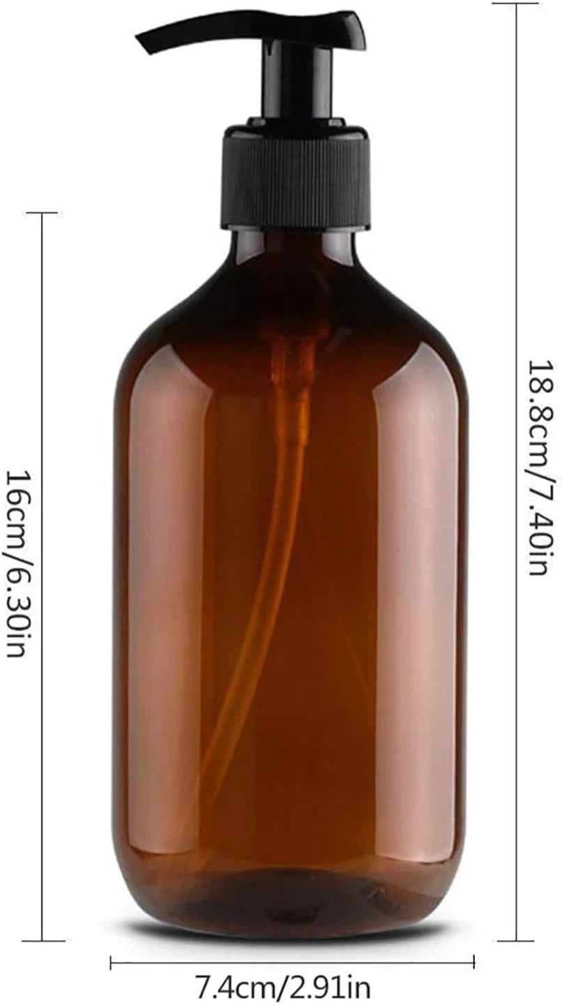 500ml Press-Type Soap Dispenser Plastic Bottle Set - photo 3
