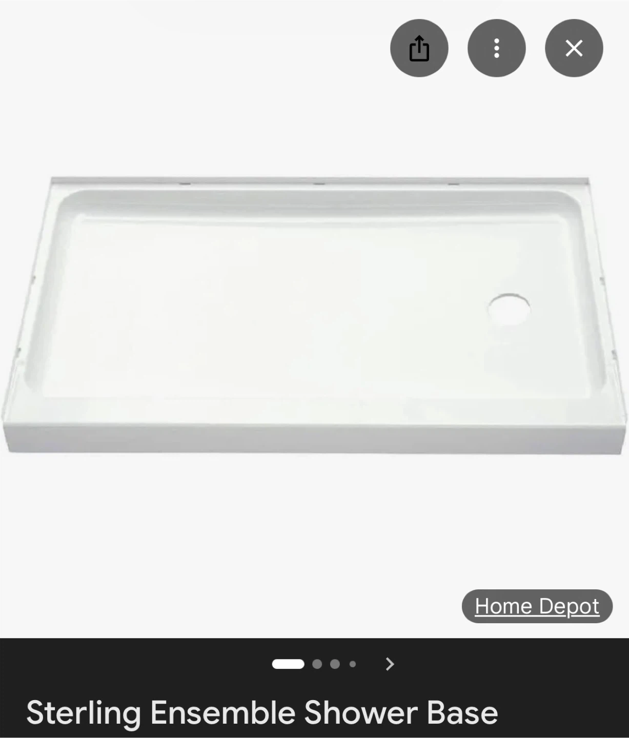 Shower Pan 60”x32” - photo 4