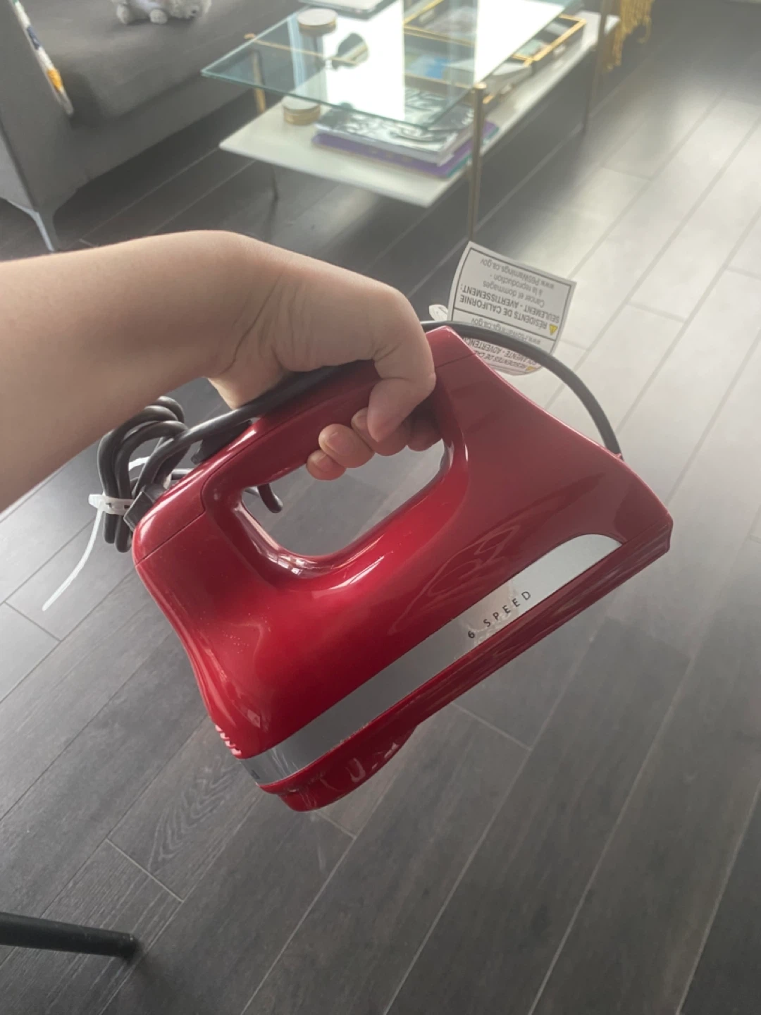 KitchenAid Hand Mixer - Empire Red - photo 2