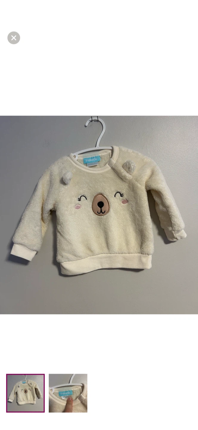 Pekkle Bear Sweater - 12 Months